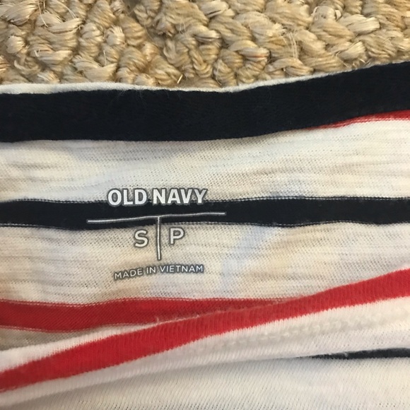 Old Navy Red, White, Navy Stripe T-shirt 👚!! - Picture 3 of 4